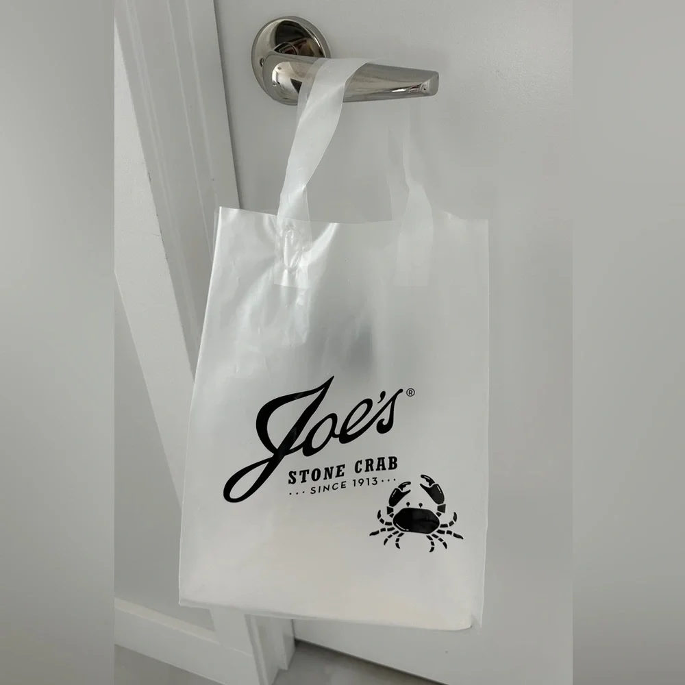 Ultra Famous Joe’s Stone Crab Takeout Bag
